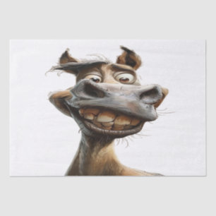 Funny donkey Art Design Seidenpapier