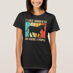 Funny Donkey für Männer Frauen Mule Pferde Tiere T-Shirt
