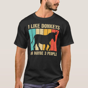 Funny Donkey für Männer Frauen Mule Pferde Tiere T-Shirt