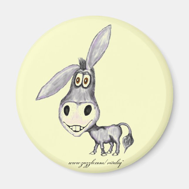 Funny donkey-Magnet Magnet (Vorne)