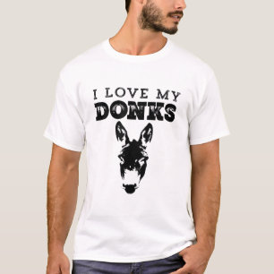 Funny Donkey Mama oder Vater Design - Ich Liebe me T-Shirt