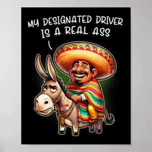 Funny Donkey mein designter Fahrer ist ein echtes Poster