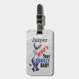 Funny Donkey, wer ist dein Donkey Baby? Gepäckanhänger