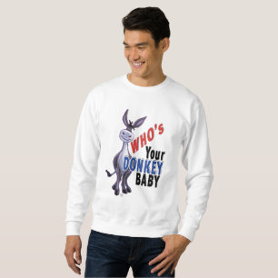 Funny Donkey, wer ist dein Donkey Baby? Sweatshirt