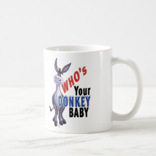 Funny Donkey, wer ist dein Donkey Baby? Tasse