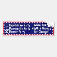 Funny Donner Party Hunger nach einem politischen W