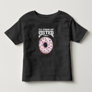 Funny Donut liebend Son Brother Feinschmecker Kleinkind T-shirt