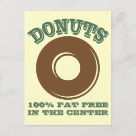 Funny Donut Postcard Postkarte