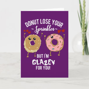 Funny Donut Redewendungen Grußkarte Karte