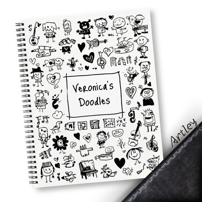 Funny Doodle Art Individuelle Name Artist Sketchbo Notizbuch (Von Creator hochgeladen)