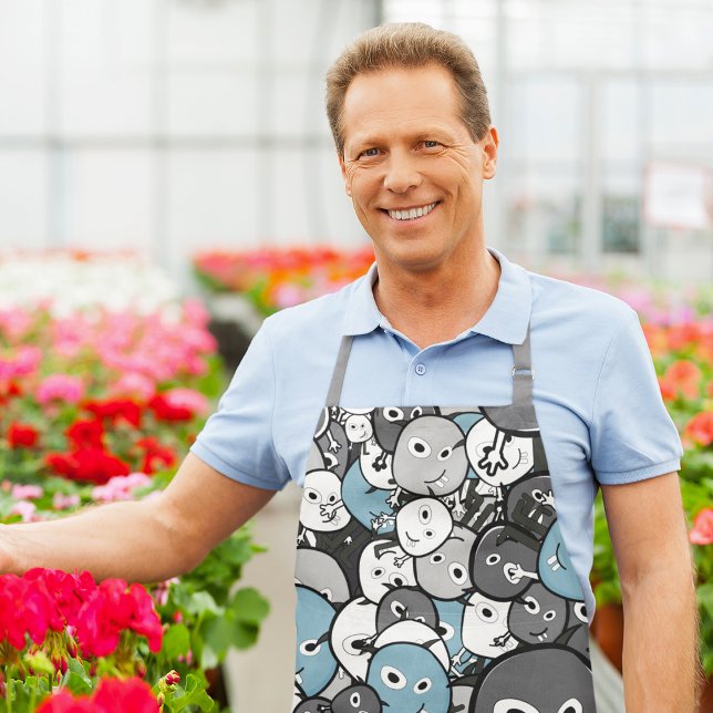 Funny Doodle Monsters Schürze (Von Creator hochgeladen)