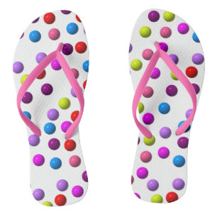 Funny Dots Flip Flops