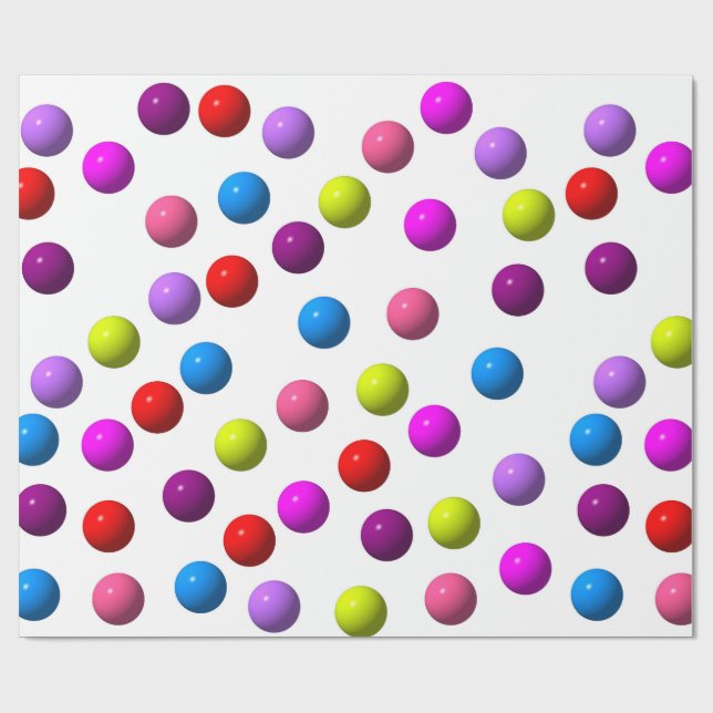 Funny Dots Geschenkpapier (Flach)