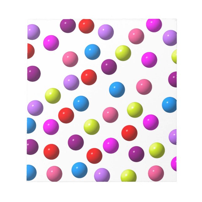 Funny Dots Notizblock (Vorderseite)