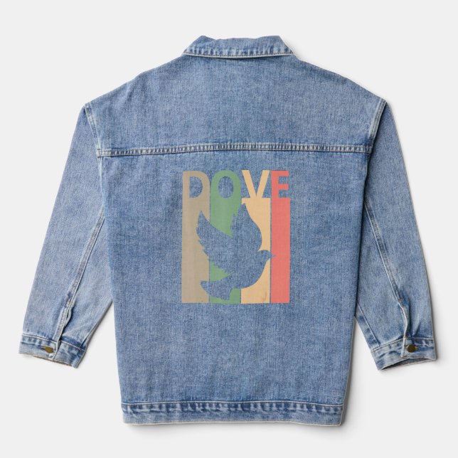 Funny Dove Costume Jeansjacke (Rückseite)