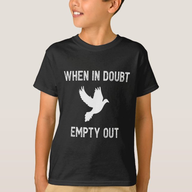 Funny Dove Junter for Jäger - Bird Gift T-Shirt Id (Vorderseite)