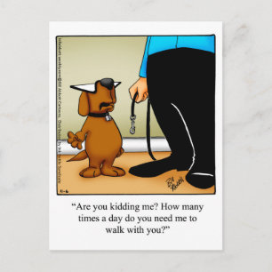 Funny Downer Postcard Postkarte