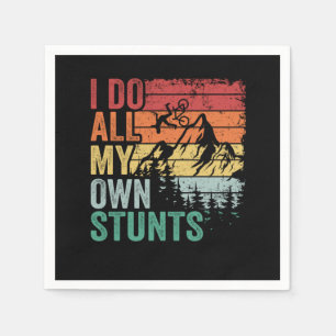 Funny Downhill Mountain Biking Gift Vintage MTB Serviette