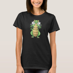 Funny Dragon for Men Dragon Serpentine Creme T-Shirt