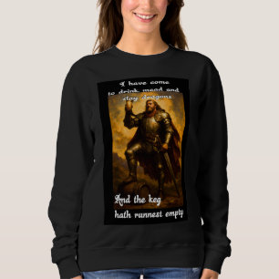 Funny Dragon slayer meker drinker Spaß Fantasy Art Sweatshirt