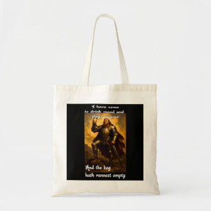 Funny Dragon slayer meker drinker Spaß Fantasy Art Tragetasche