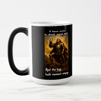 Funny Dragon slayer meker drinker Spaß Fantasy Art Verwandlungstasse