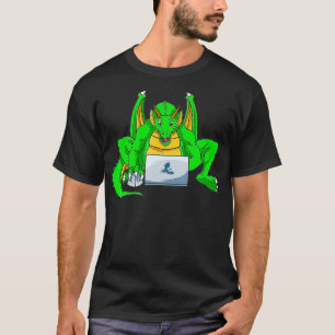 Funny Dragon Winged Flying Fire Breathing Mythisch T-Shirt