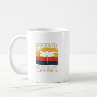 Funny Dragonfly ist mein Geiststier Vintag  Kaffeetasse