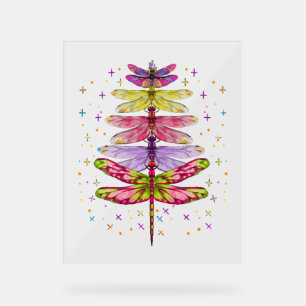 Funny Dragonfly Weihnachtsbaum Acrylschild