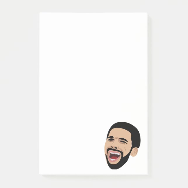 Funny Drake Cry, Funny Art meme Post-it Klebezettel (Vorderseite)