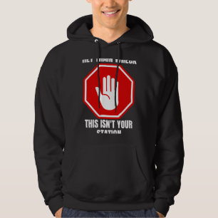 Funny Drama Queen Train Wreck Hot Mess Girlfriend Hoodie