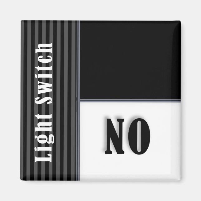 Funny Dreh Magnet - Light Switch Status (Vorne)