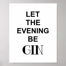 Funny Drink Zitat LIESS DER ABEND SEIN GEWINNEN