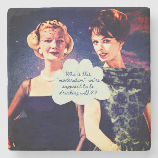 Funny Drinking Friend Sister Fun Steinuntersetzer