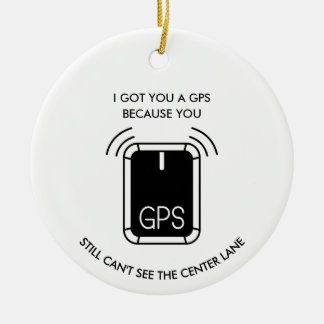 Funny Driving or bowling, Sarcastic gift Keramik Ornament