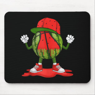Funny Driving Watermelon Basketball Watermelon Da Mousepad