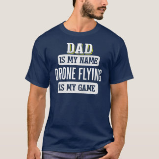 Funny Drone fliegendes Geschenk für Vater Vatertag T-Shirt