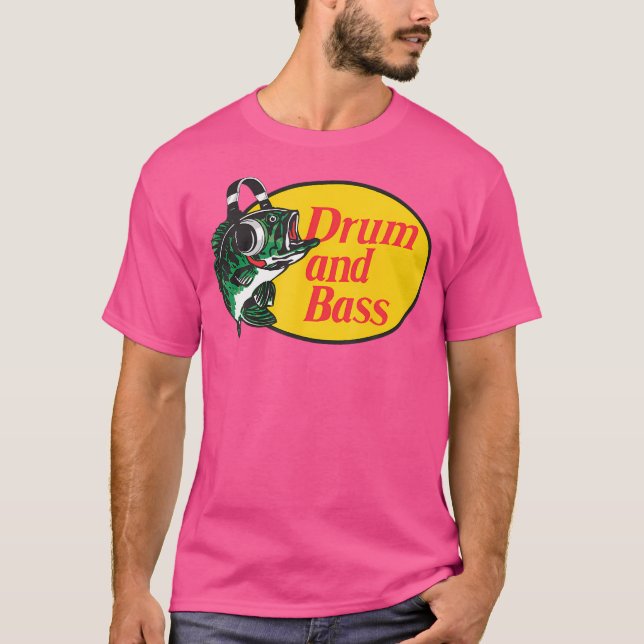 Funny Drum and Bass für Musikliebhaber T-Shirt (Vorderseite)