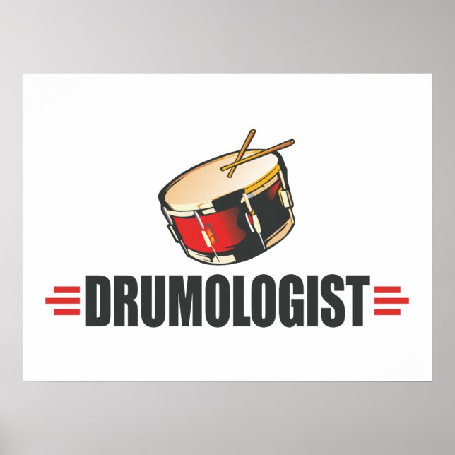 Funny Drum Poster (Vorne)