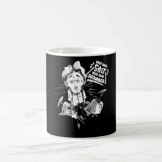 Funny Drummer Drums Gift Kaffeetasse (Mittel)