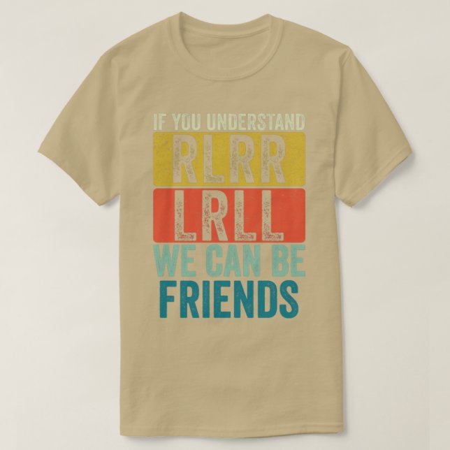 Funny Drummer Paradiddle Retro Drumming Drum Set 1 T-Shirt (Design vorne)