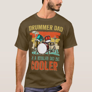 Funny Drummer Vater Art für Männer trommeln Daddy T-Shirt