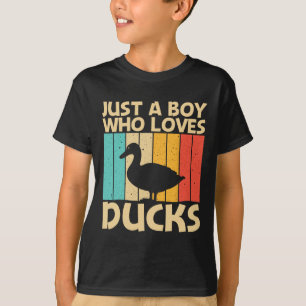 Funny Duck Design für Boys Kids Duck Bauer Huntin T-Shirt