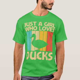 Funny Duck Design für Mädchen Kinder Ente Bauer Hu T-Shirt