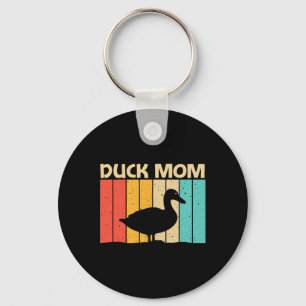 Funny Duck Design Mama Mutter Duck Bauer Hunti Schlüsselanhänger