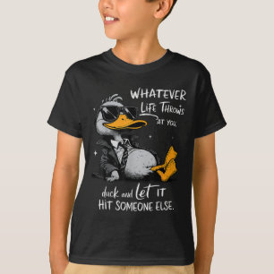 Funny Duck Graphic T-Shirts Männer Frauen Funny Qu