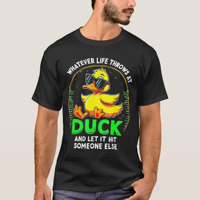 Funny Duck Graphic Tees Men Women Teens Funny Quot (Vorderseite)