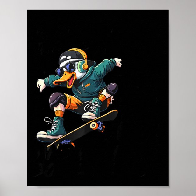 Funny Duck Graphic Tees Men Women Teens Funny Quot Poster (Vorne)