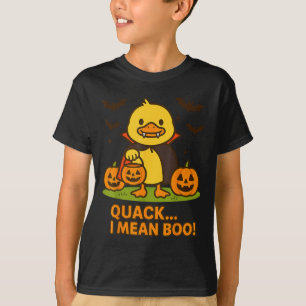 Funny Duck Halloween Kostüm - Quack I Gemein Boo Q T-Shirt