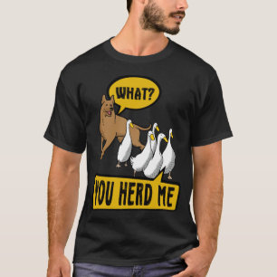 Funny Duck Herding Conversation with Hunde labrado T-Shirt